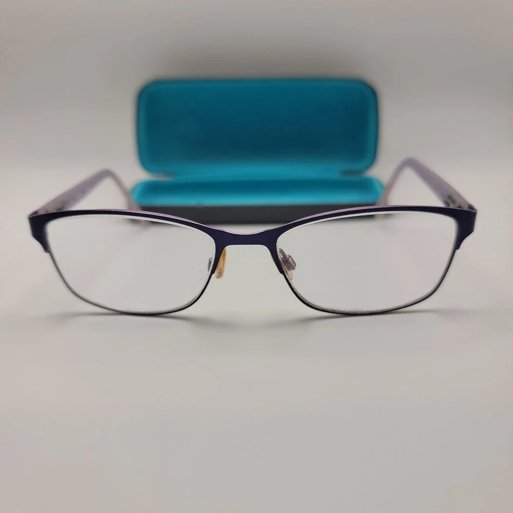Marchon NYC Junior Eyeglass Frames SF-562 52-16-138 Purple Metal Frames Only